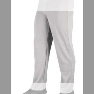 CHAMPRO Youth MVP Open Bottom Relaxed Fit Baseball Pants, Grey, XL